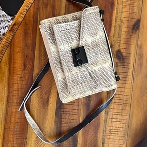 EUC snake skin crossbody